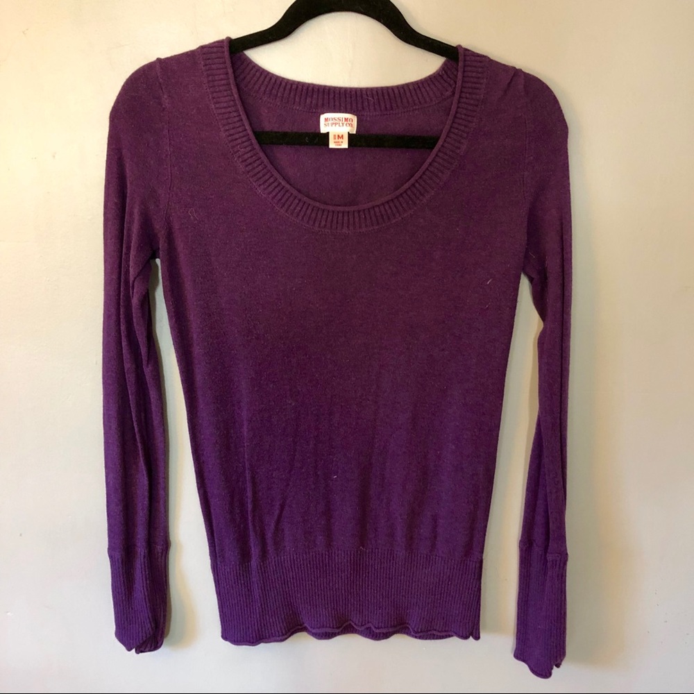 🌟Purple Crew Neck Mossimo Sweater
